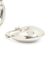 Waterproof Stainless Steel Bubble Half Hoop Earrings - link has visual effect only
