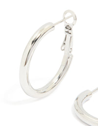 Waterproof Stainless Steel Hoop Earrings 30 MM - link has visual effect only