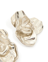 Waterproof Stainless Steel Statement Flower Stud Earrings - link has visual effect only