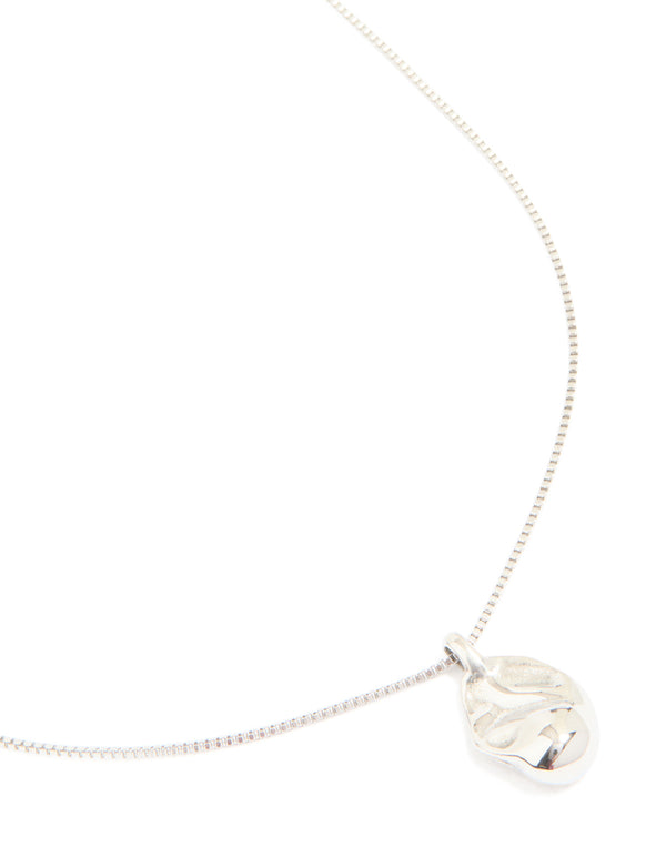 Waterproof Stainless Steel Organic Pendant Necklace