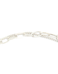 Waterproof Stainless Steel Molten Pendant & Chain Layered Necklace - link has visual effect only