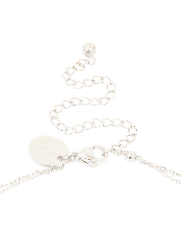 Waterproof Stainless Steel Starfish & Shell Layered Necklace