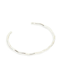 Waterproof Stainless Steel Mini Wave Wrist Cuff - link has visual effect only