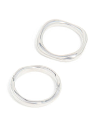 Waterproof Stainless Steel Organic Rings 3-Pack - link has visual effect only