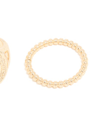 Gold Mary & Bubble Rings 3-Pack - link has visual effect only