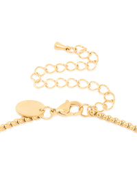 Waterproof Gold Plated Stainless Steel Gothic Cross Necklace - link has visual effect only