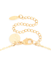 Waterproof Gold Plated Stainless Steel Tiger Eyes Semi Precious Stone Pendant Necklace - link has visual effect only