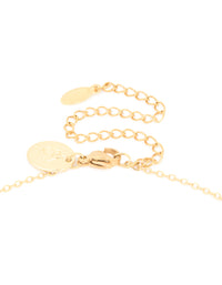 Waterproof Gold Plated Stainless Steel Tigers Eye Semi Precious Stone Y-Necklace - link has visual effect only