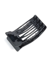 Black Rectangle Hair Claw Clip - link has visual effect only