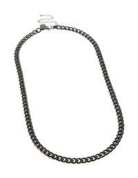 Mens Waterproof Stainless Steel Small Miami Cuban Necklace - link has visual effect only