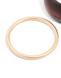 Wooden & Gold Bangle Pack - link has visual effect only