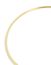 Gold Plated Cubic Zirconia Floating Wrap Bangle - link has visual effect only
