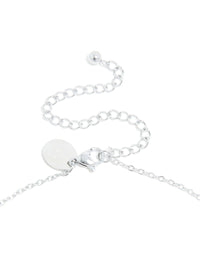 Waterproof Stainless Steel Mini Bubble Letter S Necklace - link has visual effect only