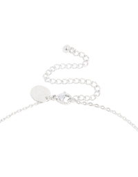 Waterproof Stainless Steel Mini Bubble Letter P Necklace - link has visual effect only