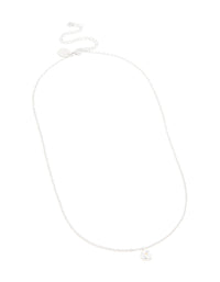 Waterproof Stainless Steel Mini Bubble Letter Q Necklace - link has visual effect only