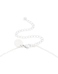 Waterproof Stainless Steel Mini Bubble Letter F Necklace - link has visual effect only