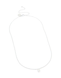 Waterproof Stainless Steel Mini Bubble Letter B Necklace - link has visual effect only
