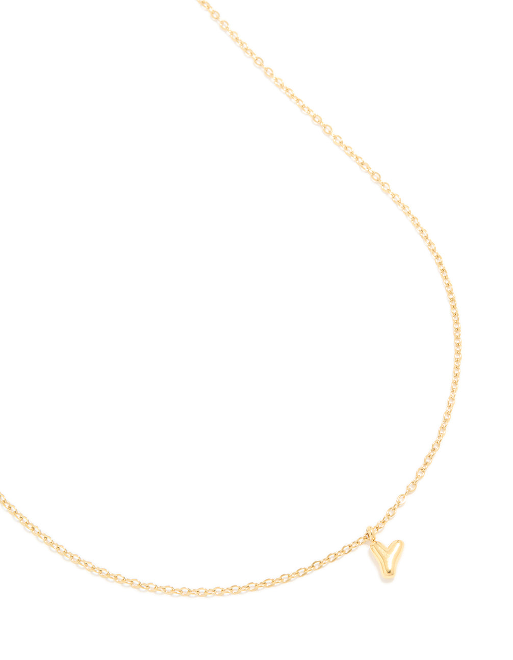 Beautifully crafted waterproof initial letter Y necklace in gold plated stainless steel with pendant featuring dainty style close up view