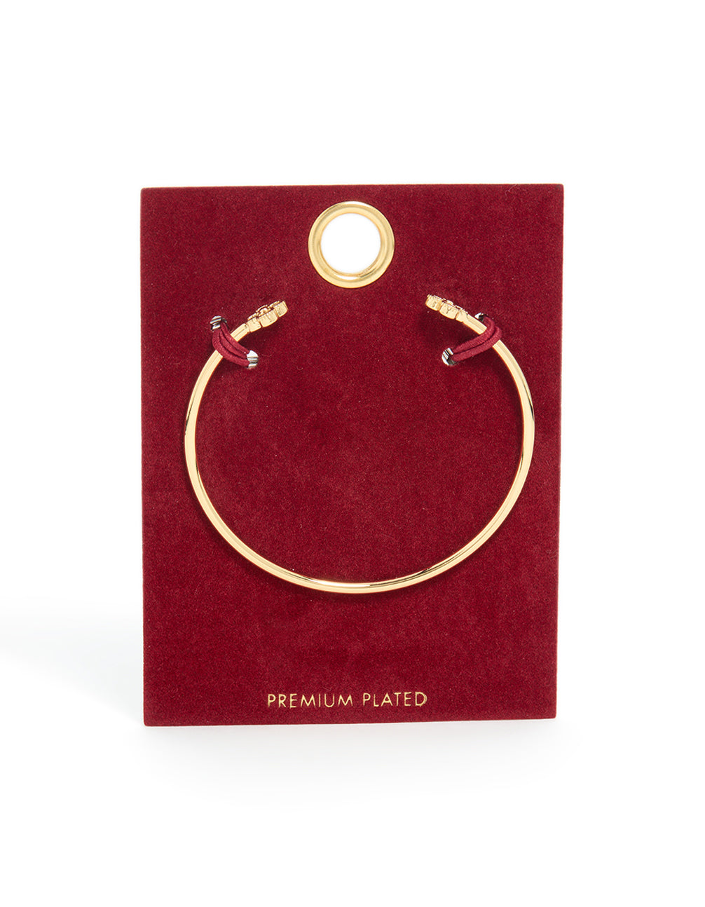 Gold Plated Cubic Zirconia Clover Wrist Cuff