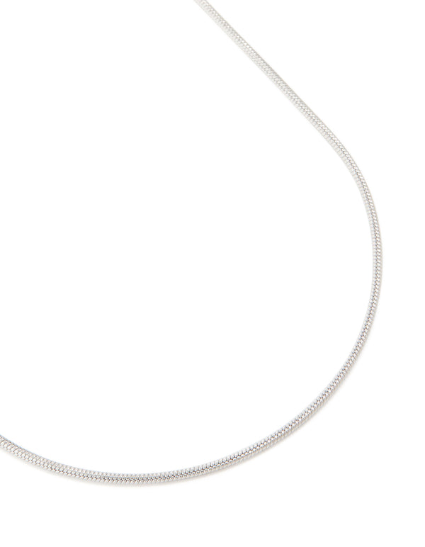 Waterproof Stainless Steel Short Snake Chain Necklace