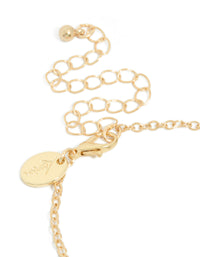 Kids Gold Shaker Bunny Best Friends Necklaces 2-Pack - link has visual effect only