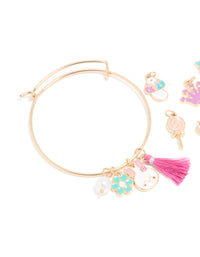 Kids Gold Easter Bunny Make Your Own Bangle - link has visual effect only