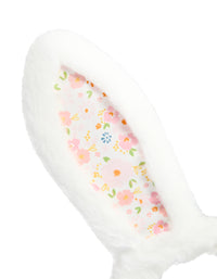Kids Fabric Flower Bunny Ear Headband - link has visual effect only