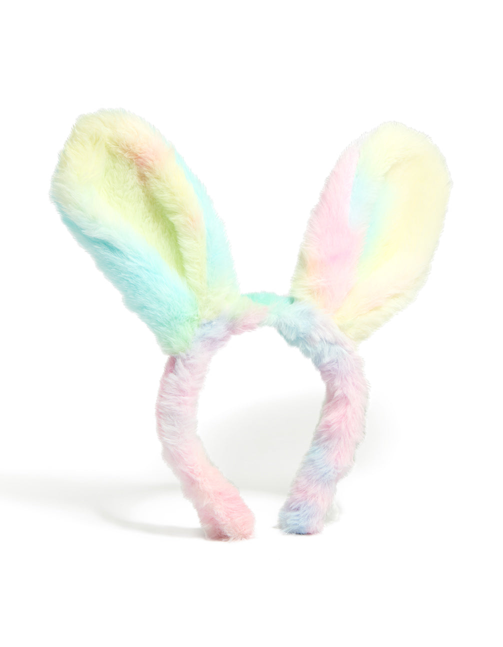 Rainbow Fabric Easter Bunny Ears Headband