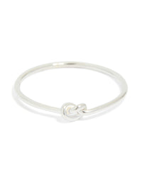 Sterling Silver Tiny Knot Ring - link has visual effect only
