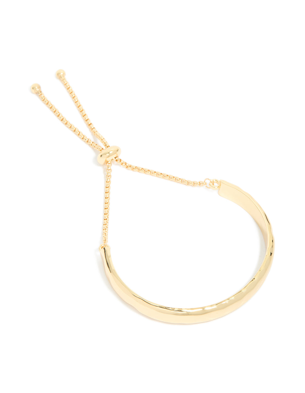 Gold Plated Classic Thick Toggle Bracelet