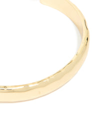 Gold Plated Classic Thick Toggle Bracelet - link has visual effect only
