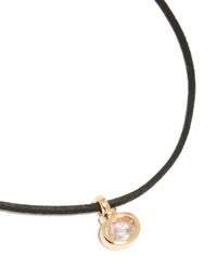 Gold Cord & Pendant Choker Necklaces 3-Pack - link has visual effect only