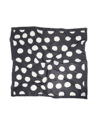 Black & White Statement Polka Dot Fabric Scarf - link has visual effect only