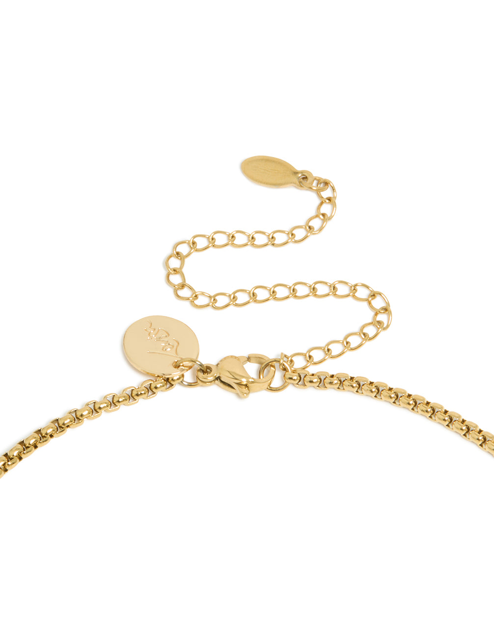 Mens Gold Plated Stainless Steel Cross Pendant Necklace