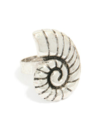 Antique Silver Sea Life Large Rings 3-Pack - link has visual effect only