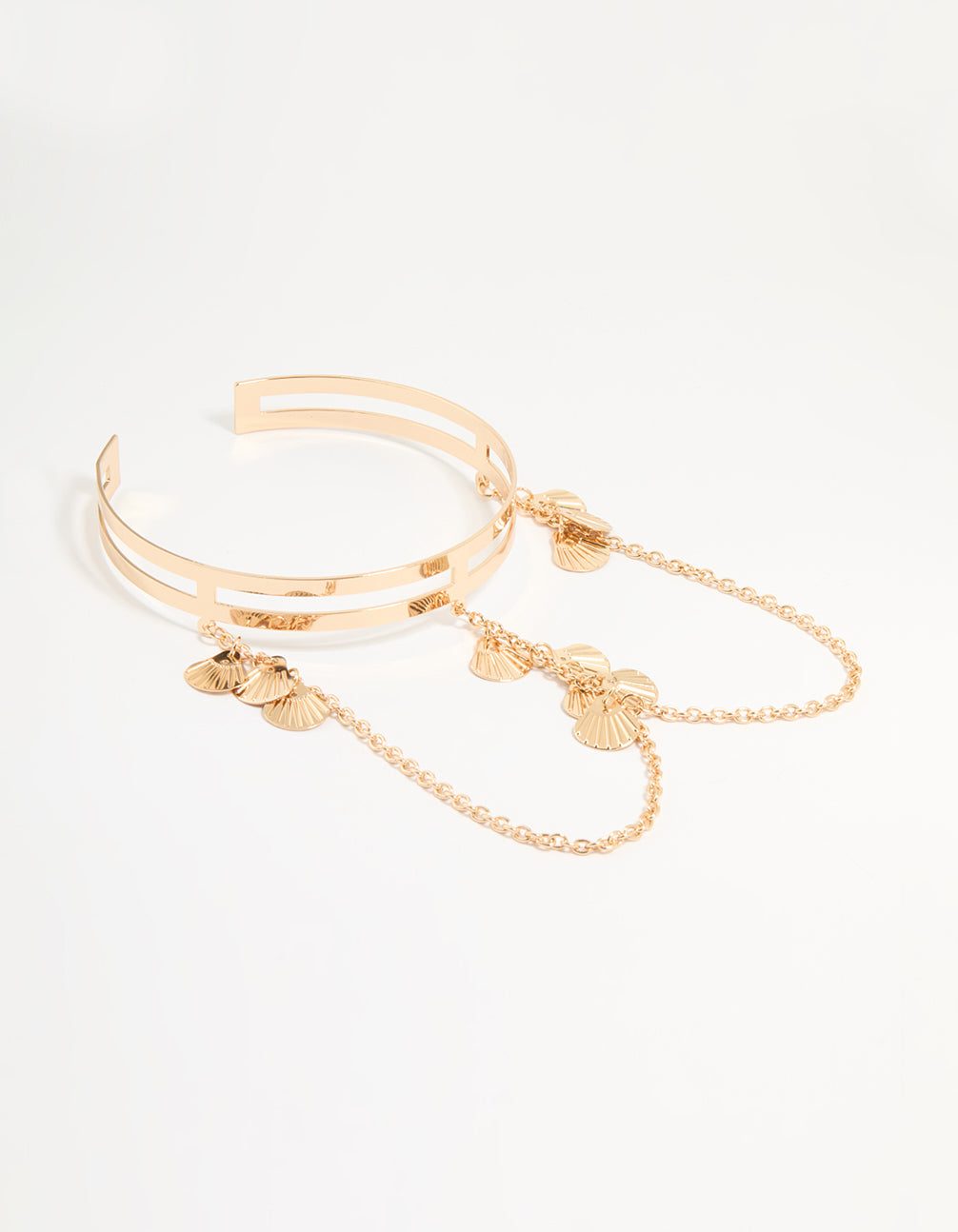 Gold Sea Shell Arm Cuff
