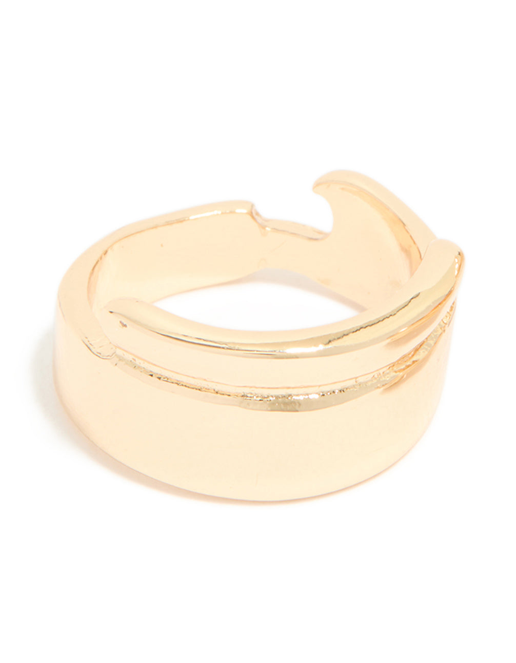 Gold Blue Gem & Heart Rings  3-Pack