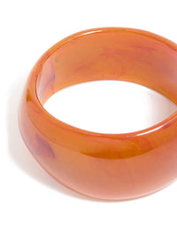 Gold & Brown Acrylic Thick Bangles 2-Pack - link has visual effect only