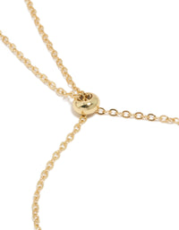 Gold Plated Cubic Zirconia Oval & Round Stone Bracelet - link has visual effect only