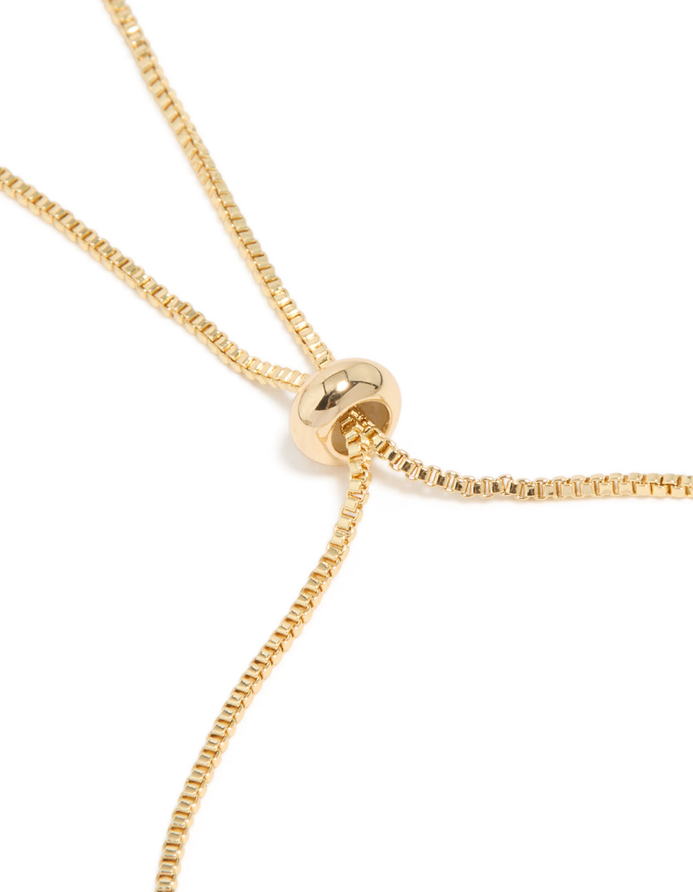 Gold Plated Cubic Zirconia Double Flower Toggle Bracelet