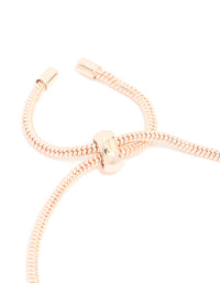 Rose Gold Diamante Heart & Butterfly Charm Toggle Bracelet - link has visual effect only