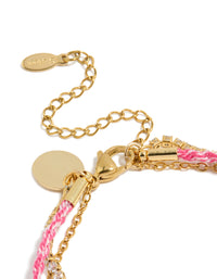 Waterproof Gold Plated Stainless Steel Freshwater Pearl & Tennis Bracelets 3-Pack - link has visual effect only