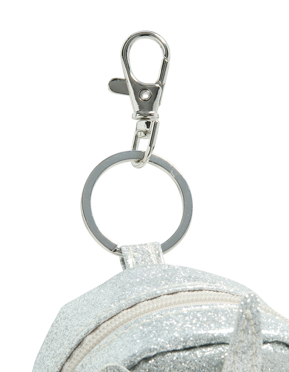 Kids Glitter PU Leather Fabric Unicorn Purse Key Chain