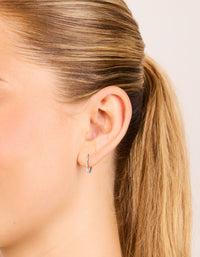 Surgical Steel Thick Sleeper Earrings 12 MM - link has visual effect only