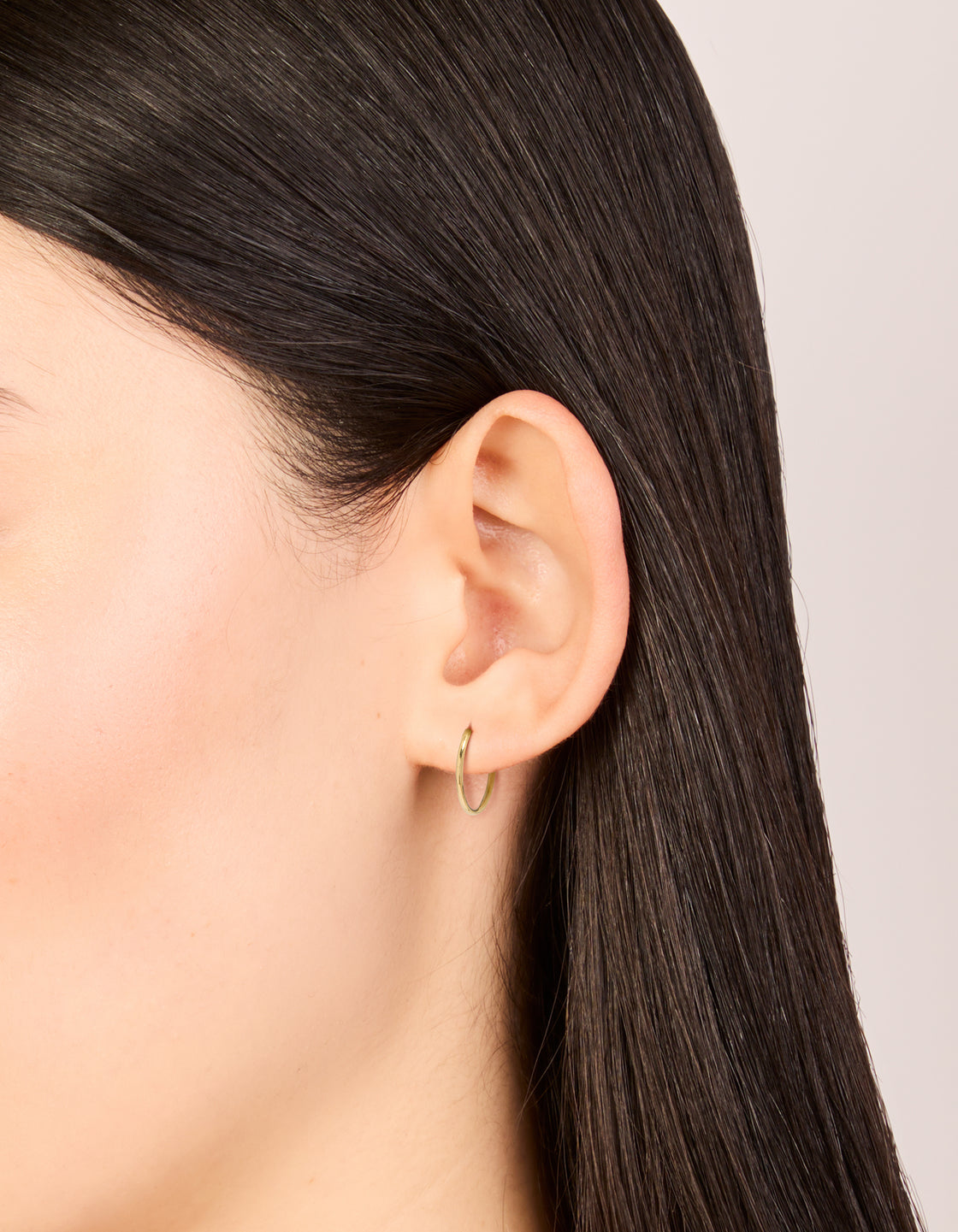 Gold Plated Surgical Steel Thick Sleeper Earrings 12 MM