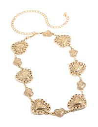 Antique Gold Western Heart Belt - link has visual effect only