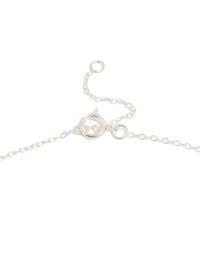 Sterling Silver Heart & Key Pendant Necklace - link has visual effect only