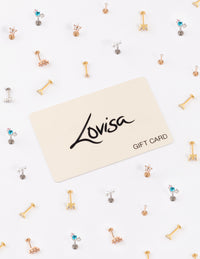 Piercing Gift Card - link has visual effect only