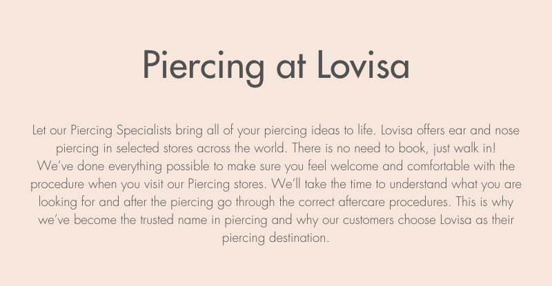 Piercing at Lovisa