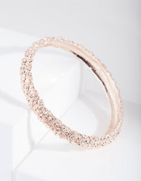 Crater Rose Gold Bracelet - link has visual effect only